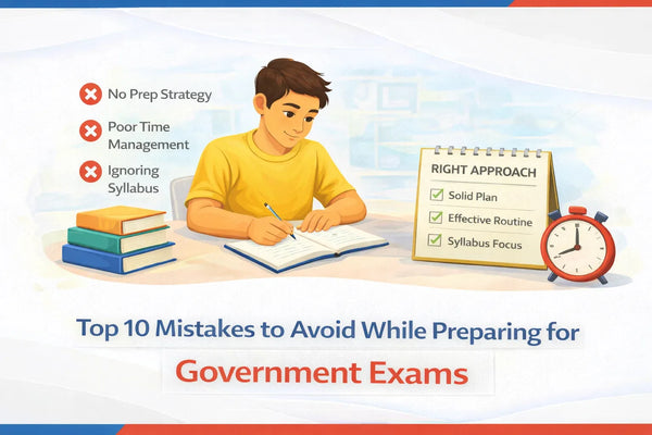 Top 10 Mistakes to Avoid While Preparing for Government Exams – Oswaal ...