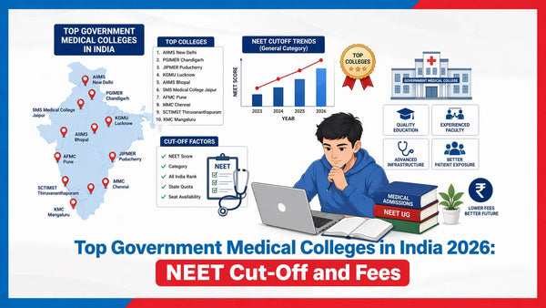Top Government Medical Colleges in India 2026: NEET Cut-Off and Fees ...