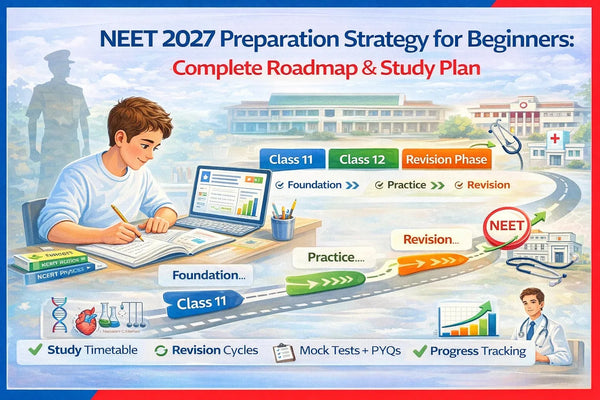 NEET 2027 Preparation Strategy for Beginners: Complete Roadmap & Study ...