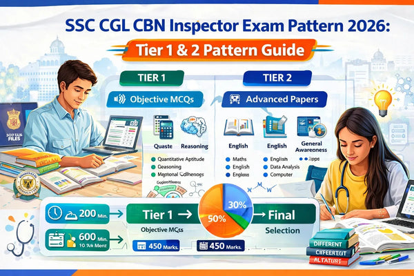 SSC CGL CBN Inspector Exam Pattern 2026: Tier 1 & 2 Pattern Guide ...