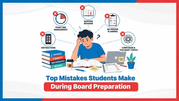 Top Mistakes Students Make During Board Preparation – Oswaal Books