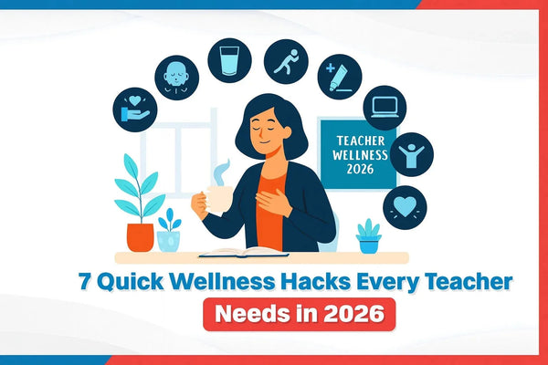 7 Quick Wellness Hacks Every Teacher Needs in 2026 - Oswaal Books