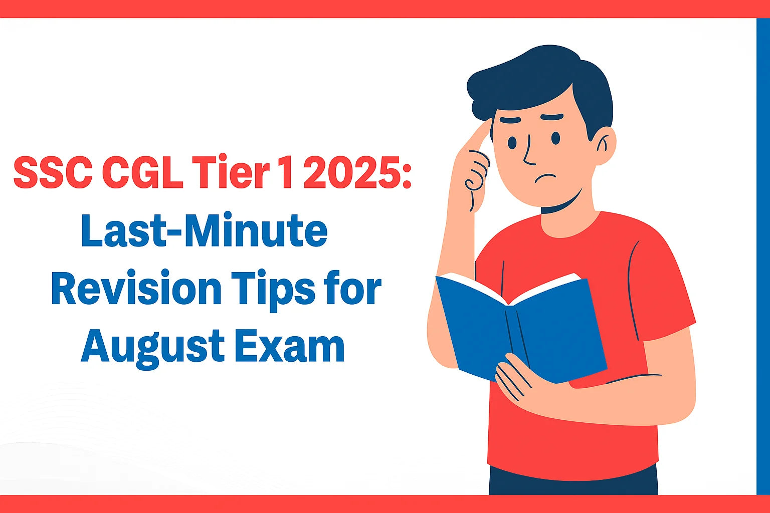 SSC CGL Tier 1 2025: Last-Minute Revision Tips for August Exam SSC CGL Tier 1 2025: Last-Minute Revision Tips for August Exam