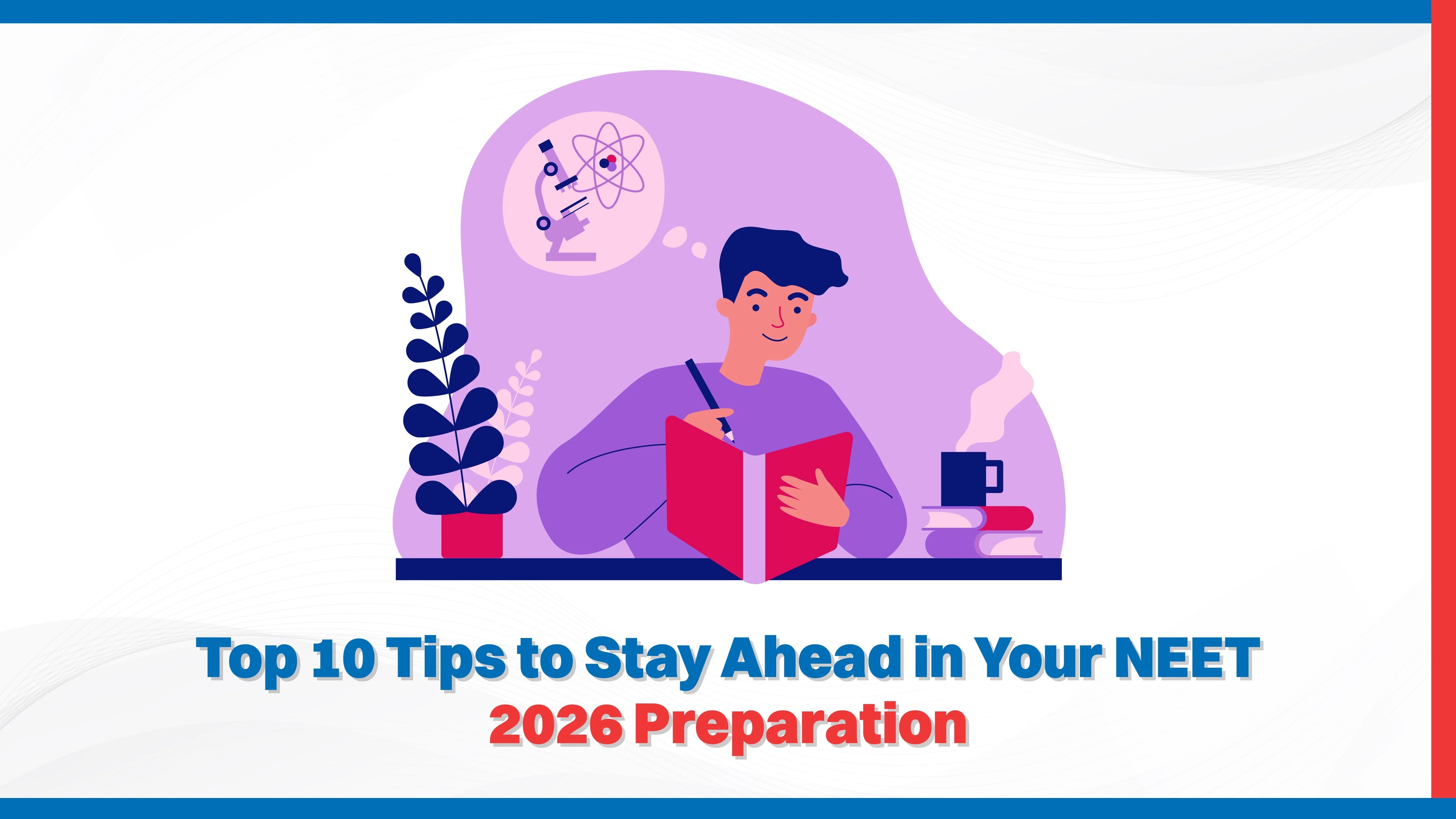 Top 10 Tips to Stay Ahead in Your NEET 2026 Prep Top 10 Tips to Stay Ahead in Your NEET 2026 Prep