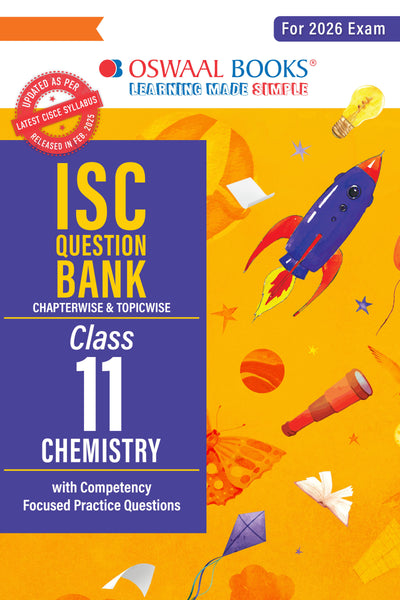 ISC Question Bank Chapterwise & Topicwise Solved Papers Class 11 Chemistry For 2026 Exam