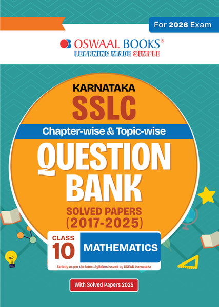 Karnataka SSLC Chapterwise & Topicwise Question Bank Class 10 - Mathematics (English Medium)