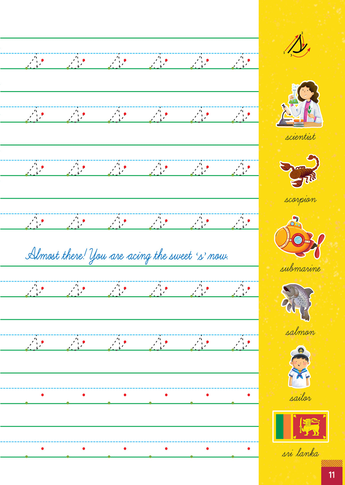 Oswaal Lil Legends Lowercase Cursive Tracing & Vocabulary Workbook for Kids | Level 2 Handwriting Practice Book | Learn Letter Formation & Improve Writing Skills | Age 4+