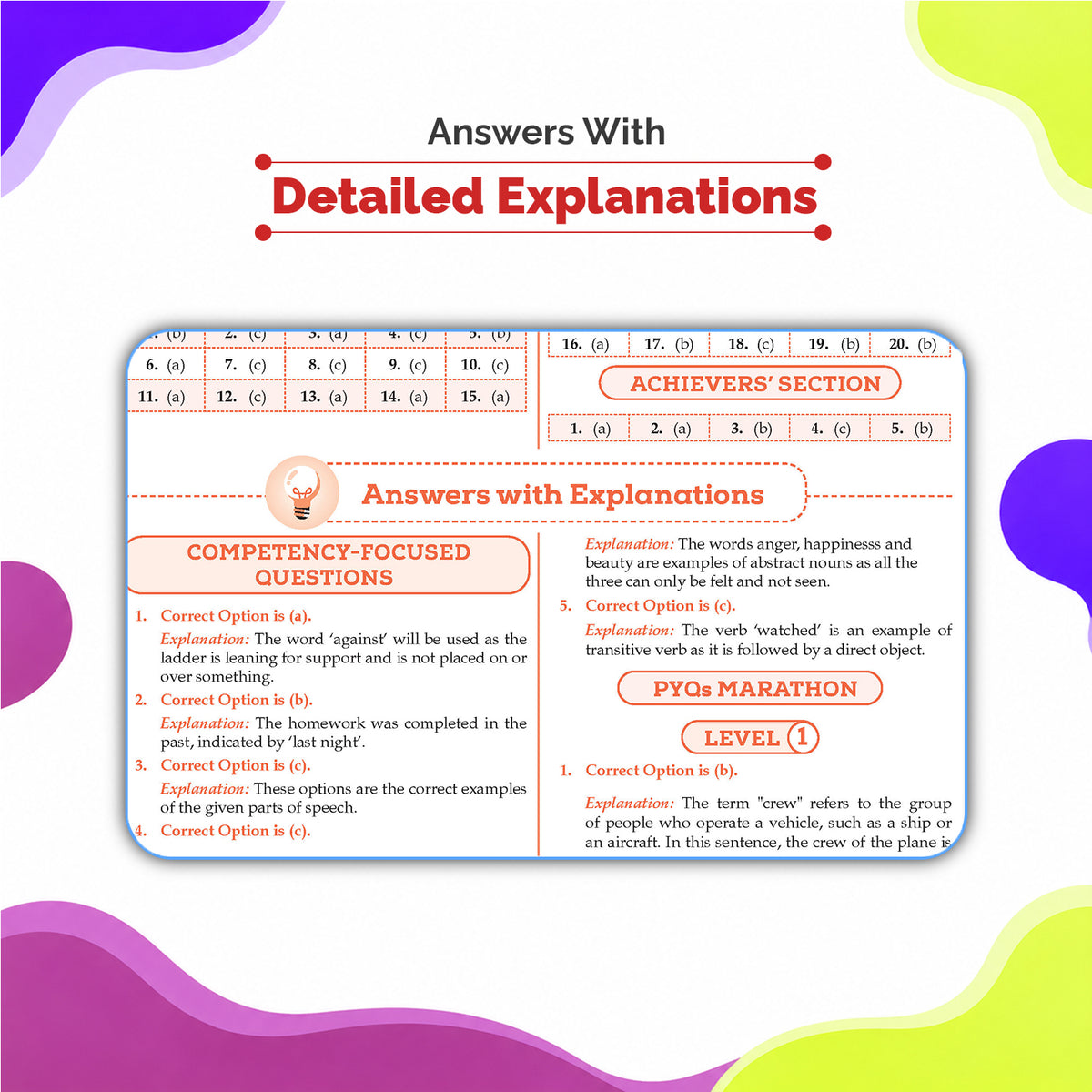 Oswaal One For All Olympiads Class 8 English Prep-Guide Book | Chapter-wise Previous Years' Solved Papers | Questions for SOF IEO & Other Olympiad Exams 2026 | With Sample Practice Papers & Oswaal.AI
