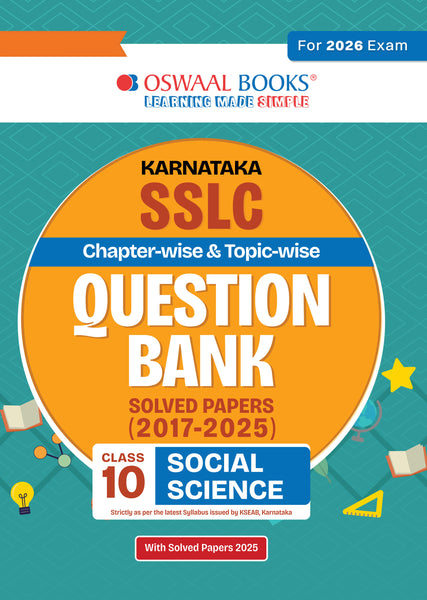 Karnataka SSLC Chapterwise & Topicwise Question Bank Class 10 - Social Science (English Medium)