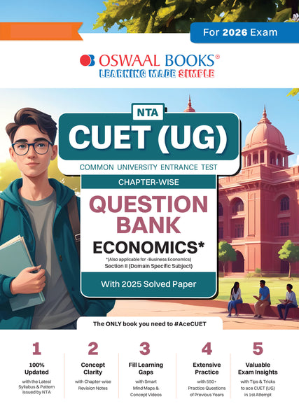 NTA CUET (UG) Chapter-wise Question Bank Economics For 2026 Exam