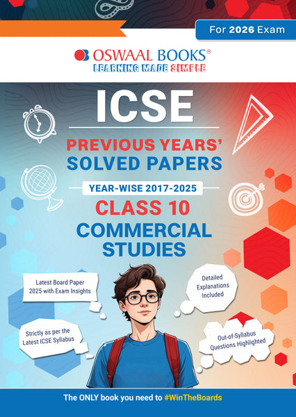 ICSE Previous Years Solved Papers Year wise 2017-2025 Class-10 Commercial Studies