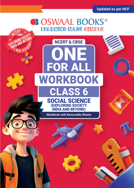 NCERT & CBSE One For All Workbook Class-6 Social Science (Exploring Society India and Beyond)