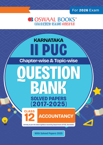 Karnataka II PUC Chapterwise & Topicwise Question Bank Class 12 - Accountancy