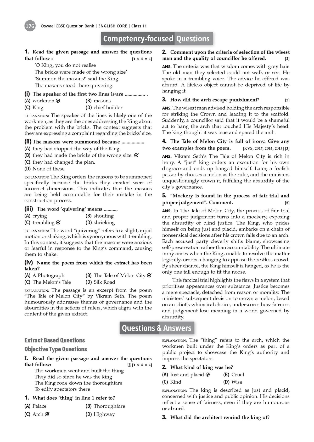 CBSE Class 11 English Core Question Bank | Chapter & Topic-wise Solved Papers (2017-2026) | Based on Latest Syllabus (April 2026) | Includes 2026 Papers | For 2027 Exam
