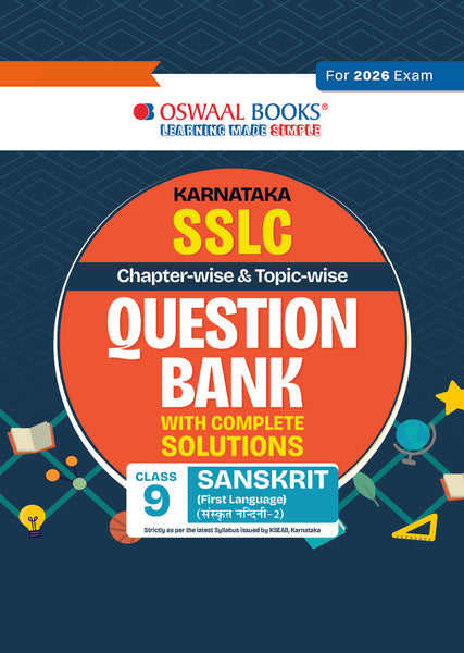 Karnataka Chapterwise & Topicwise Question Bank Class 9 - Sanskrit First Language