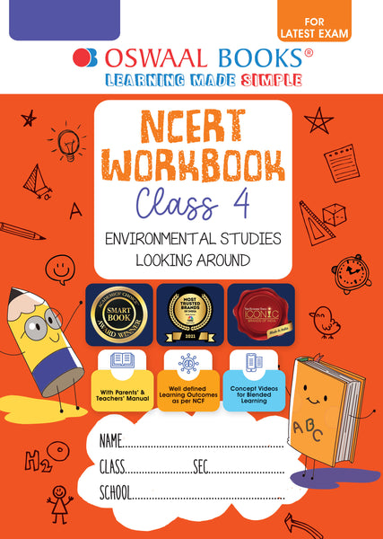 NCERT & CBSE Workbook Environmental Studies (Looking Around) Class 4 (For Latest Exam)
