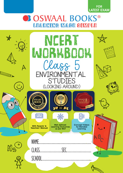 NCERT & CBSE Workbook Environmental Studies (Looking Around) Class 5 (For Latest Exam)