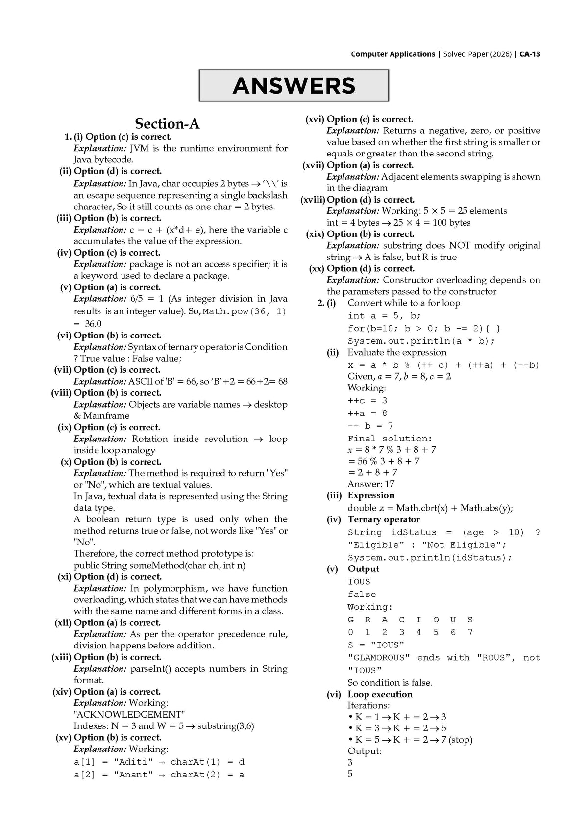 ICSE 10 Previous Years' Solved papers | Year-wise (2017-2026) | Class-10 | Computer Applications | For 2027 Exam | Oswaal AI