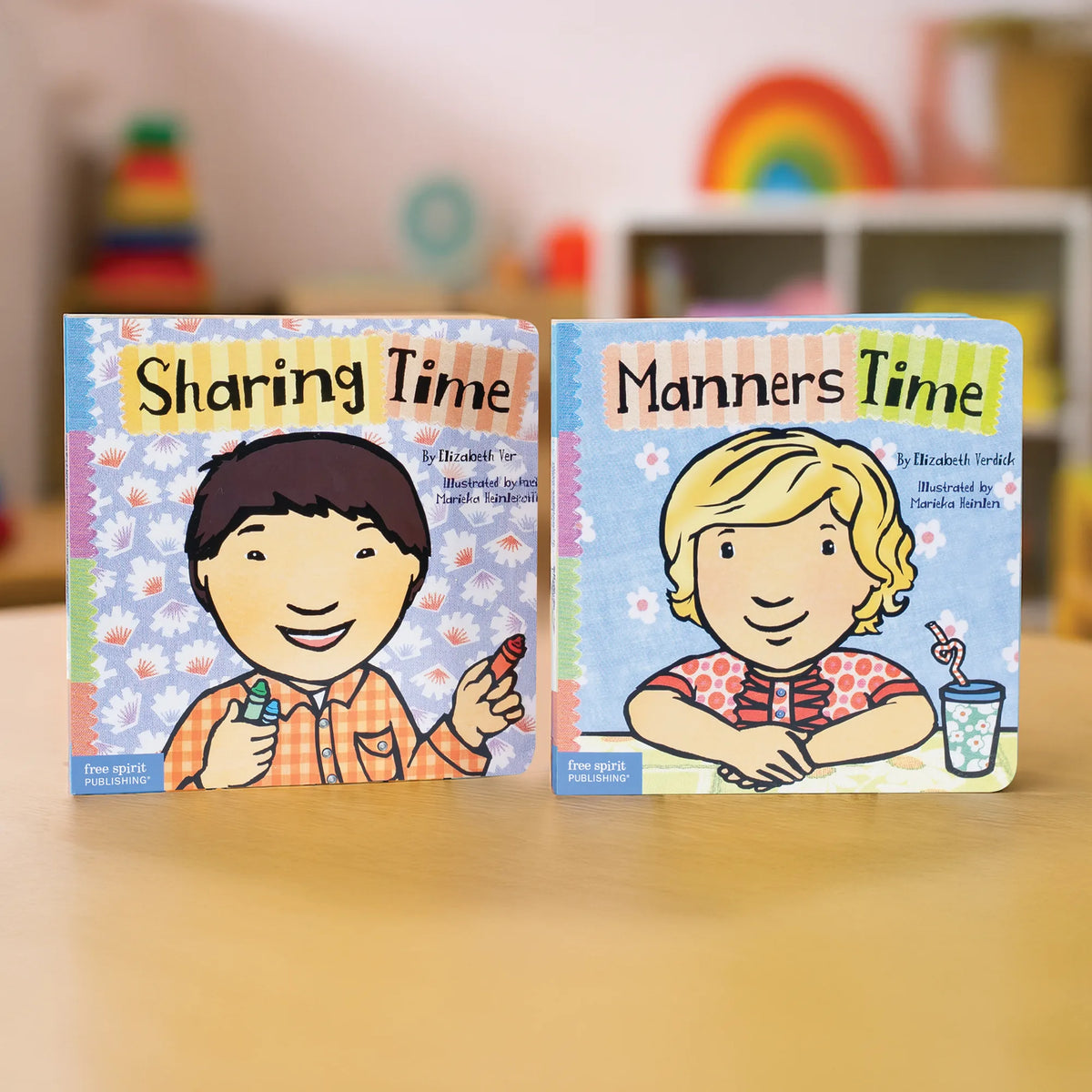 Manners & Sharing Duo Set (Toddler Tools Series) – 2 Board Books for Toddlers (Ages 1-3 yrs) | Build Kind Behaviour & Sharing Habits | by Free Spirit Publishing