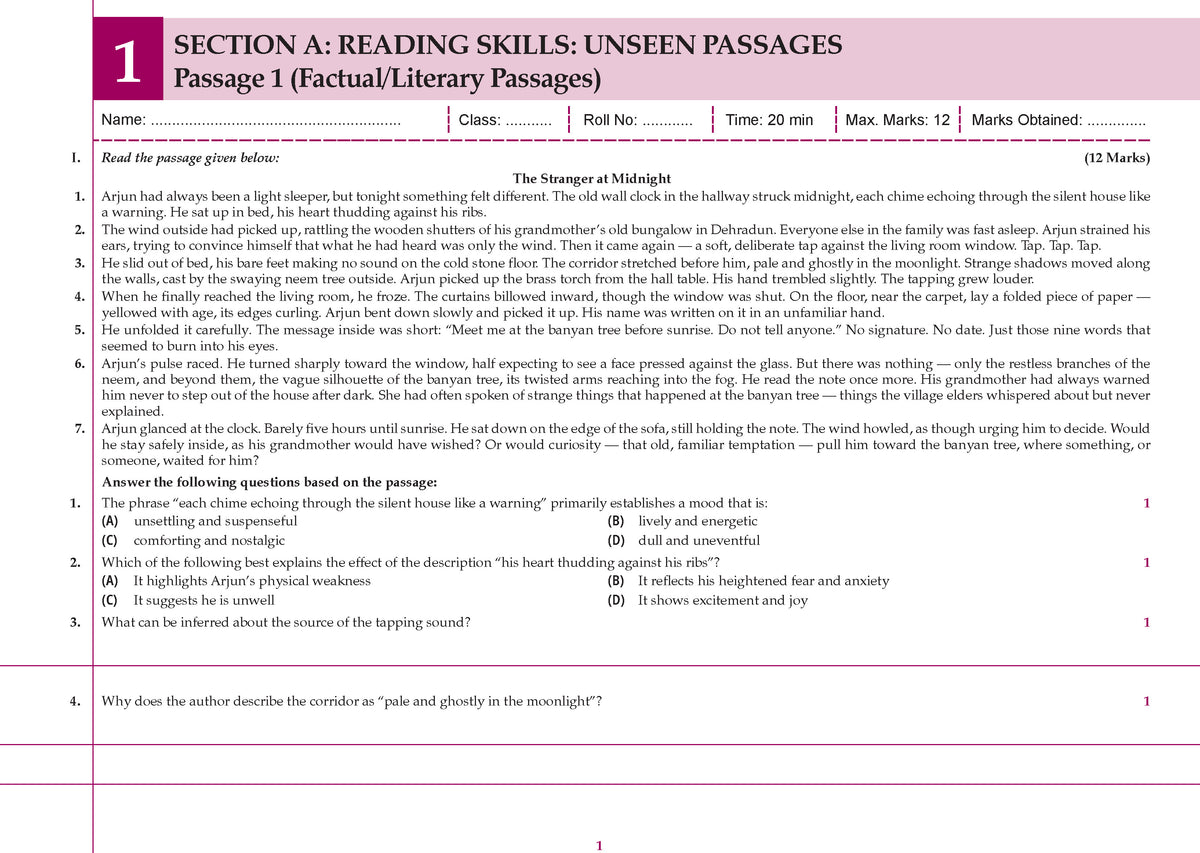 CBSE Workbook Class 9 English R2 | aligned with NCERT Kaveri | Perforated Worksheets for Practice with Competency Based questions | NEP 2020 + NCF-SE 2023 | 2027 Exam