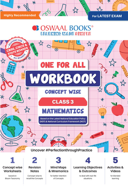 One For All Workbook | Concept Wise Class-3 Mathematics Book | For Latest Exam