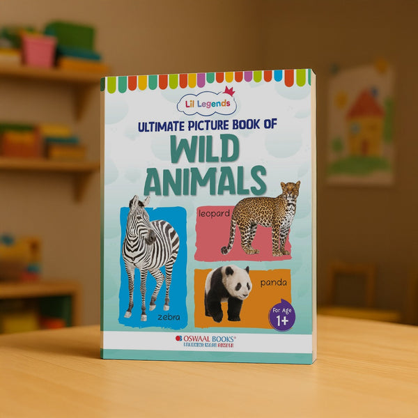 Lil Legends Picture Book for Kids, Age 1+, To learn about Wild Animals