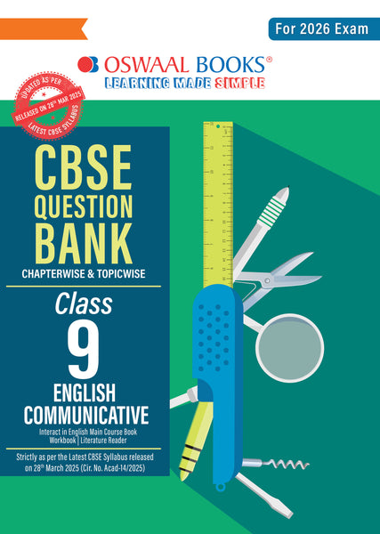 CBSE Question Bank Class 9 English Communicative For 2026 Exam