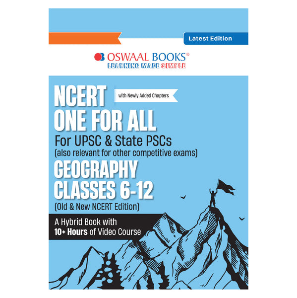 NCERT One For All Book for UPSC & State PSCs | Geography Classes 6-12 (Old & New NCERT Edition) Latest Edition