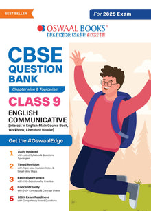 CBSE Question Bank Class 9 English Communicative, Chapterwise and Topicwise Solved Papers For 2025 Exams Oswaal Books and Learning Private Limited