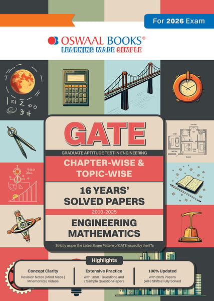 GATE 16 Years’ |Chapter-wise & Topic-wise |Solved Papers |(2010 to 2025) | ENGINEERING MATHEMATICS| For 2026 Exam
