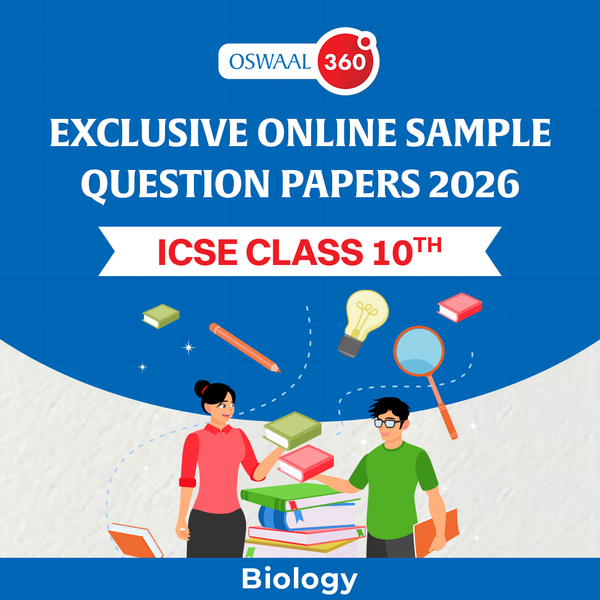 Oswaal Exclusive Online Sample Question Papers 2026 - ICSE - Class 10th - Biology