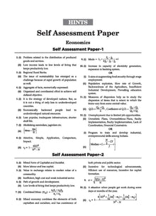 ISC 10 Sample Question Papers Class 11 Economics | For 2024 Exams
