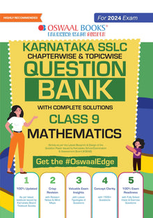 Karnataka SSLC Question Bank Class 9 Mathematics Book for Board Exams 2024