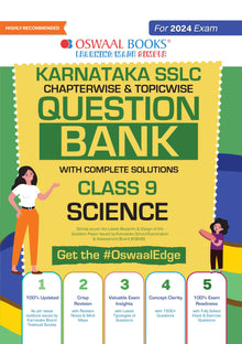 Karnataka SSLC Question Bank Class 9 Science Book for Board Exams 2024