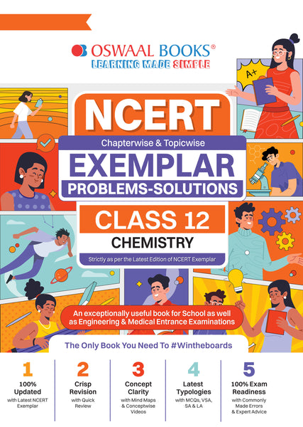 NCERT Exemplar (Problems - Solutions) Class 12 Chemistry Book For Latest Board Exam