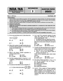 NDA-NA Previous Years  12 Solved Question Papers Mathematics, English & GK (Set of 3 Books) (2017-2023) For 2024 Exam Oswaal Books and Learning Private Limited