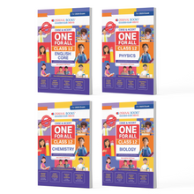 CBSE & NCERT One For All Class 12 | English | Physics | Chemistry | Biology (Set Of 4 Books) For CBSE Board Exam 2025