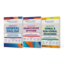 Objective General English | Quantitative Aptitude | Verbal and Non-Verbal Reasoning | Chapter wise | Topic wise | Set of 3 Books | For All Latest Competitive Exams Oswaal Books and Learning Private Limited