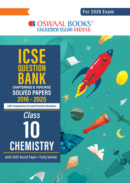 ICSE Question Bank Chapterwise & Topicwise Solved Papers Class 10 Chemistry For 2026 Exam