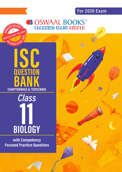 ISC Question Bank Chapterwise & Topicwise Solved Papers Class 11 Biology For 2026 Exam