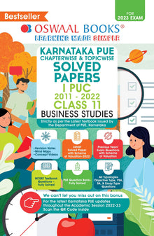Karnataka PUE Solved Papers I PUC Business Studies Book Chapterwise & Topicwise (For 2023 Exam) Oswaal Books and Learning Private Limited