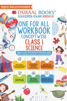 One For All Workbook, Class-1, Science ( Latest )