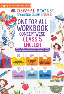 One For All Workbook, Class-5, English ( Latest ) 