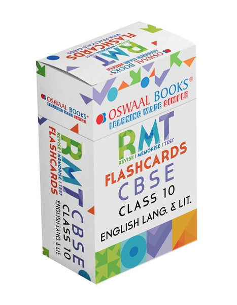 CBSE RMT Flashcards Class 10 English (For 2025 Board Exams)