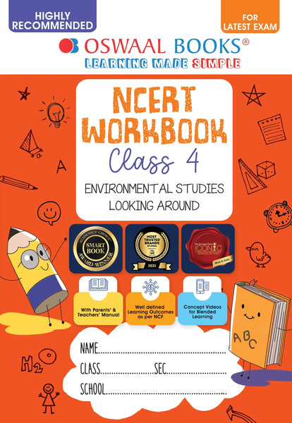 NCERT & CBSE Workbook Environmental Studies (Looking Around) Class 4 (For Latest Exam)