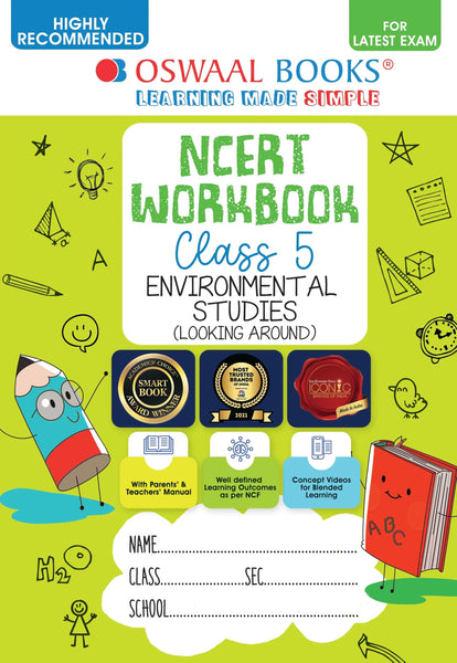 NCERT & CBSE Workbook Environmental Studies (Looking Around) Class 5 (For Latest Exam)