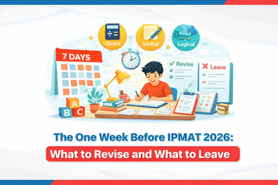The One Week Before IPMAT 2026: What to Revise and What to Leave