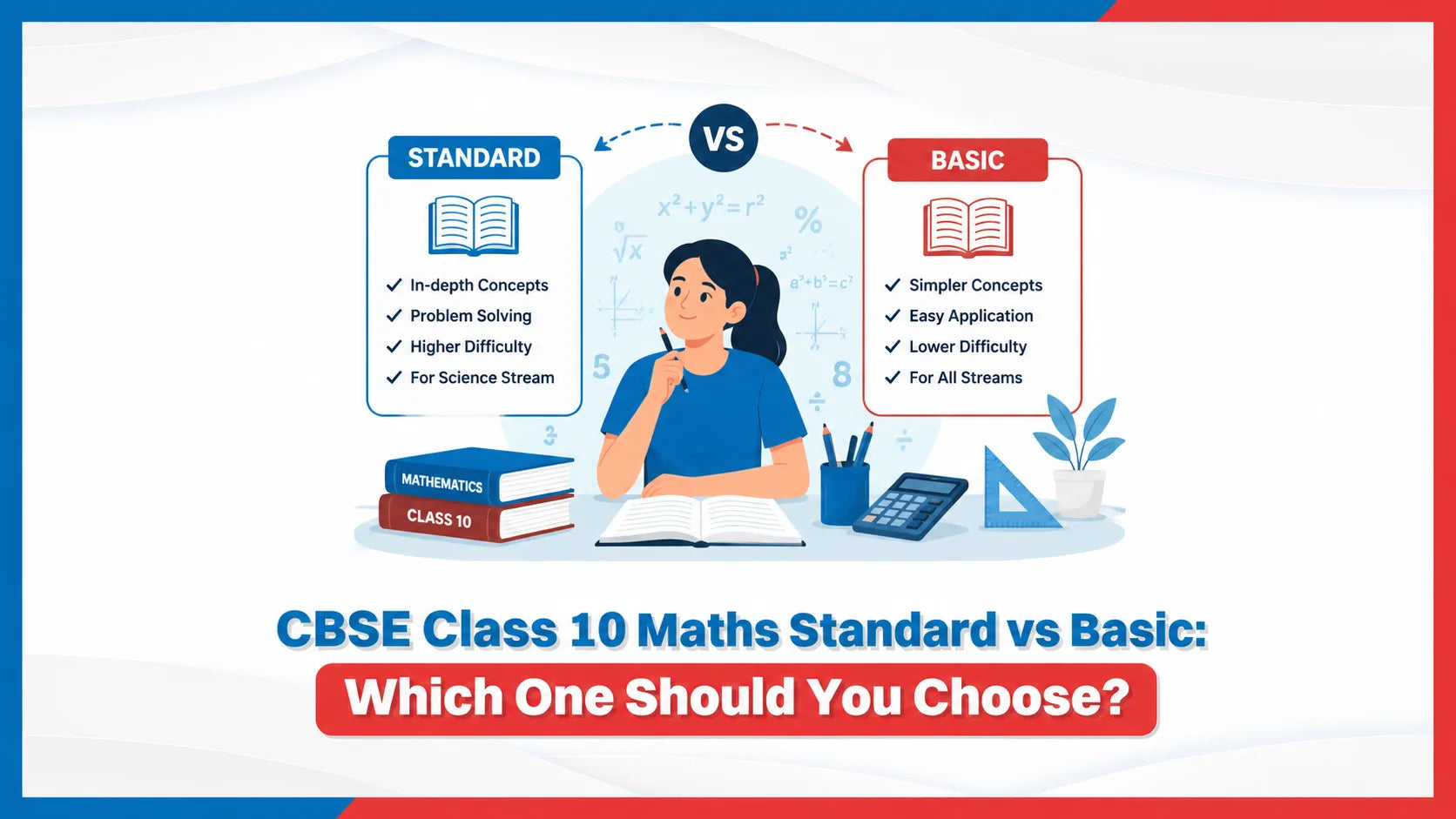 CBSE Class 10 Maths Standard vs Basic: Which One Should You Choose?