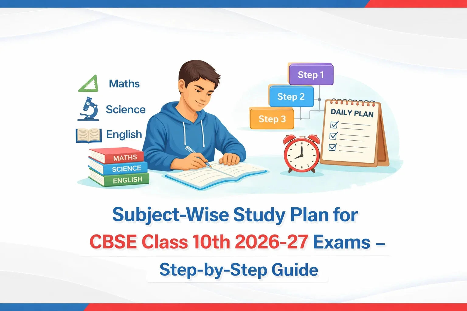 Subject-Wise Study Plan for CBSE Class 10th 2026–27 Exams – Step-by-Step Guide