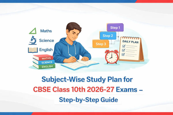 Subject-Wise Study Plan for CBSE Class 10th 2026–27 Exams – Step-by-Step Guide